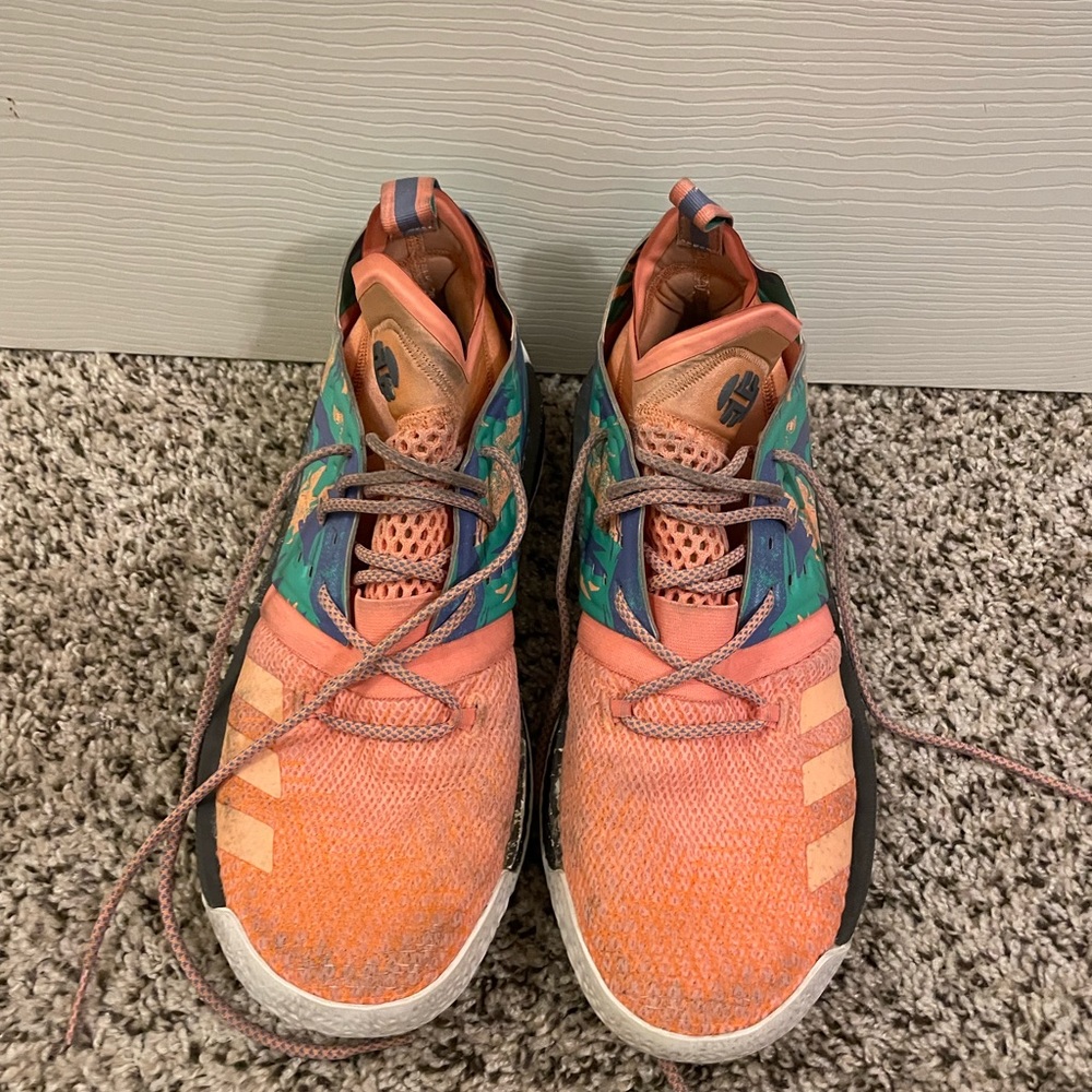 Men's adidas Harden Vol. 2 Melon shoes size 11.5